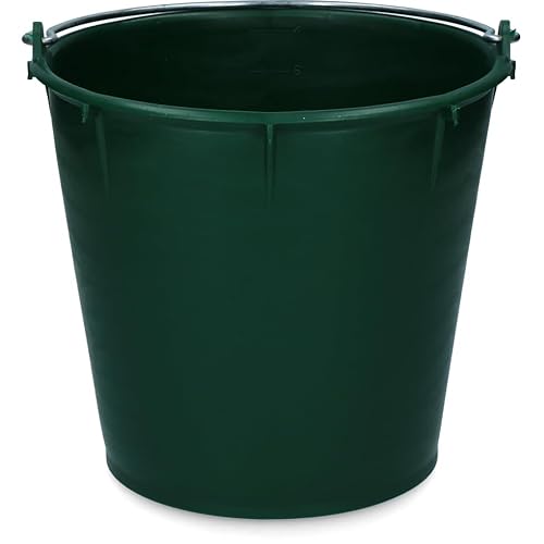 Vplast Pferd Zubehör Bucket 7 L Mit Handle Grün von Vplast
