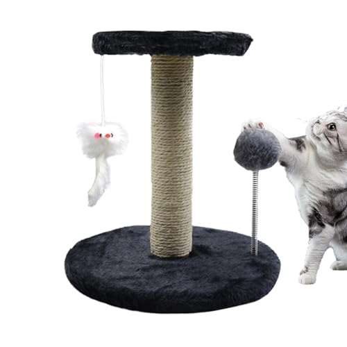 Cat Tree Tower, Large Cat Scratching Post, Interactive Pet Activity Tree with Feather & Spring Ball, Tilt Protection for Large Cats and Kittens, Large Cat Tree Tower, Cat Scratching Post with Feather Cat Tree Tower, Large Cat Scratching Post, Interactive Pet Activity Tree with Feather & Spring Ball, Tilt Protection for Large Cats and Kittens, Large Cat Tree Tower, Cat Scratching Post with Feather von Vriusi