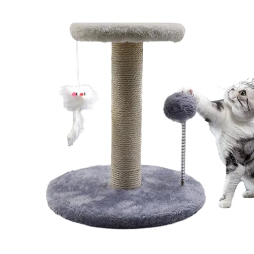 Cat Tree Tower, Large Cat Scratching Post, Interactive Pet Activity Tree with Feather & Spring Ball, Tilt Protection for Large Cats and Kittens, Large Cat Tree Tower, Cat Scratching Post with Feather Cat Tree Tower, Large Cat Scratching Post, Interactive Pet Activity Tree with Feather & Spring Ball, Tilt Protection for Large Cats and Kittens, Large Cat Tree Tower, Cat Scratching Post with Feather von Vriusi