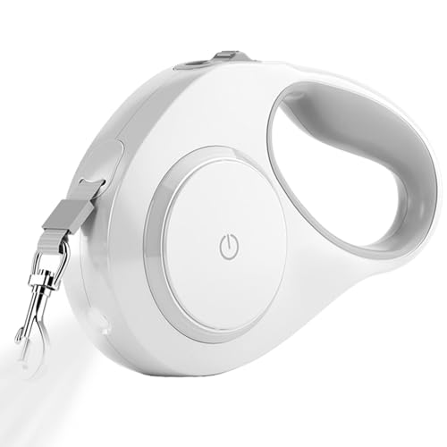 Einziehbare Hundeleinen, LED, automatisch, Teleskop-Traktionsrolle, rutschfestes Outdoor-Trainingsgerät für Wandern, Walking, Sport und Camping, geeignet für alle Wetterbedingungen Einziehbare Hundeleinen, LED, automatisch, Teleskop-Traktionsrolle, rutschfestes Outdoor-Trainingsgerät für Wandern, Walking, Sport und Camping, geeignet für alle Wetterbedingungen von Vriusi