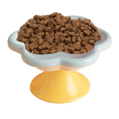 Elevated Cat Food Bowl, Flower-Shaped Elevated Food or Water Bowls, Ceramic Water Bowl for Cats & Small Dogs, Feeding Dish for Small Dog, Fat-Faced Cat, Kitten, Usage for Comfortable Feeding Elevated Cat Food Bowl, Flower-Shaped Elevated Food or Water Bowls, Ceramic Water Bowl for Cats & Small Dogs, Feeding Dish for Small Dog, Fat-Faced Cat, Kitten, Usage for Comfortable Feeding von Vriusi