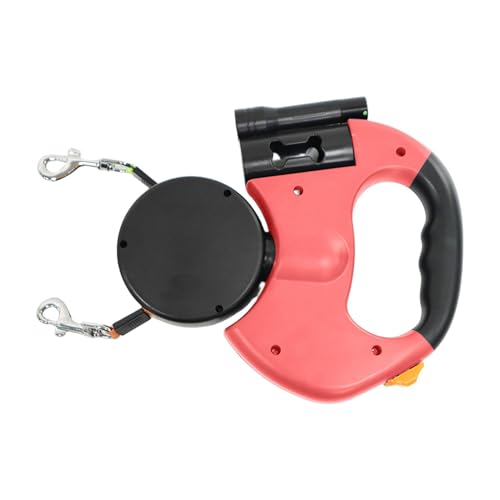 Retractable Dog Lead - 360-Degree Rotatable Double Pet Lead for Control: Wear-Resistant Cord for Night Walking and Hiking Portable Retractable Dog Lead - Versatile and Pet Cord for Tr Retractable Dog Lead - 360-Degree Rotatable Double Pet Lead for Control: Wear-Resistant Cord for Night Walking and Hiking Portable Retractable Dog Lead - Versatile and Pet Cord for Tr von Vriusi