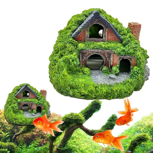 Vriusi Aquarium Fish House Fish Tank Decorations Resin Reptile Cave, Aquarium Decoration, Fish Tunnel House, Fish Tank Accessories, Underwater Decorations, Fish Cave, Aquatic Decor Vriusi Aquarium Fish House Fish Tank Decorations Resin Reptile Cave, Aquarium Decoration, Fish Tunnel House, Fish Tank Accessories, Underwater Decorations, Fish Cave, Aquatic Decor von Vriusi