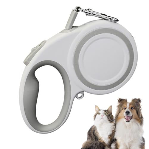 Vriusi Ausziehbare Kette für Hunde, einziehbare Kette für Hunde – automatisches Traktor, einziehbare Kette mit reflektierendem Band, 5 m, rutschfester Griff 360 Grad Vriusi Ausziehbare Kette für Hunde, einziehbare Kette für Hunde – automatisches Traktor, einziehbare Kette mit reflektierendem Band, 5 m, rutschfester Griff 360 Grad von Vriusi