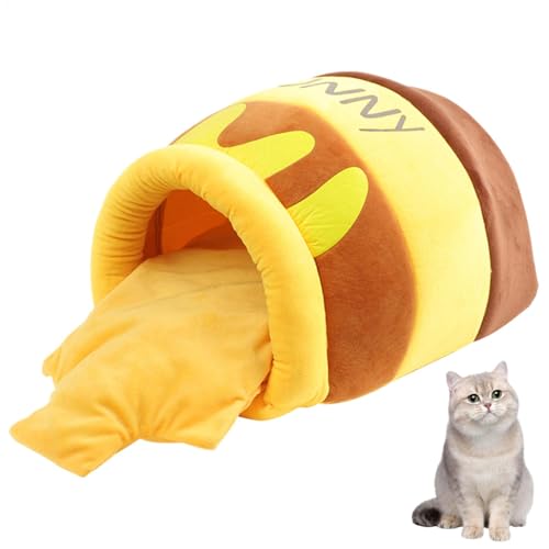 Vriusi Cat Bed, Cute Pet Bed, Samen Enclosed Cat House, Washable Honeypot Cat Bed, Pet Tent Nest Sleeping Bed, Puppy House for Cats, Small Dog Bed, Cozy Cat House, Cat Tent Bed for Cats, Pet Sleeping Vriusi Cat Bed, Cute Pet Bed, Samen Enclosed Cat House, Washable Honeypot Cat Bed, Pet Tent Nest Sleeping Bed, Puppy House for Cats, Small Dog Bed, Cozy Cat House, Cat Tent Bed for Cats, Pet Sleeping von Vriusi