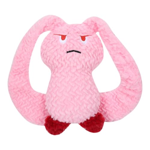 Vriusi Dog Teething Toys, Dog Chews Stuffed Toy, Long-Eared Rabbit Squeaky Sound Pet Toys, Jackrabbit Stuffed Toy, Rabbit Stuffing Squeaky Plush Dog Toy for Dogs and Cats von Vriusi
