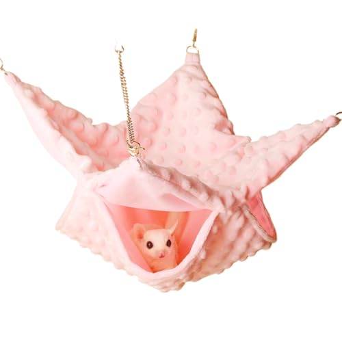 Vriusi Hammock for Guinea Pigs | Double Layer Ferret Bed with Swing | Chinchilla & Hamster Hammock, Small Animal Cage Accessories, Cozy Bed for Squirrels, Hamsters, Guinea Pigs, and More Vriusi Hammock for Guinea Pigs | Double Layer Ferret Bed with Swing | Chinchilla & Hamster Hammock, Small Animal Cage Accessories, Cozy Bed for Squirrels, Hamsters, Guinea Pigs, and More von Vriusi