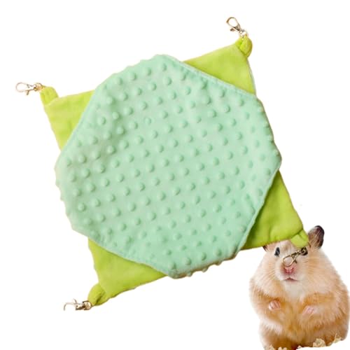 Vriusi Hammock for Guinea Pigs | Double Layer Ferret Bed with Swing | Chinchilla & Hamster Hammock, Small Animal Cage Accessories, Cozy Bed for Squirrels, Hamsters, Guinea Pigs, and More Vriusi Hammock for Guinea Pigs | Double Layer Ferret Bed with Swing | Chinchilla & Hamster Hammock, Small Animal Cage Accessories, Cozy Bed for Squirrels, Hamsters, Guinea Pigs, and More von Vriusi