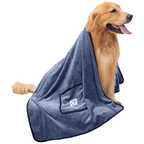 Vriusi Hundehandtücher zum Trocknen von Hunden, super saugfähige Mikrofaser, schnell trocknend, schnell trocknende Hundehandtücher für kleine, mittelgroße und große Hunde und Katzen Vriusi Hundehandtücher zum Trocknen von Hunden, super saugfähige Mikrofaser, schnell trocknend, schnell trocknende Hundehandtücher für kleine, mittelgroße und große Hunde und Katzen von Vriusi