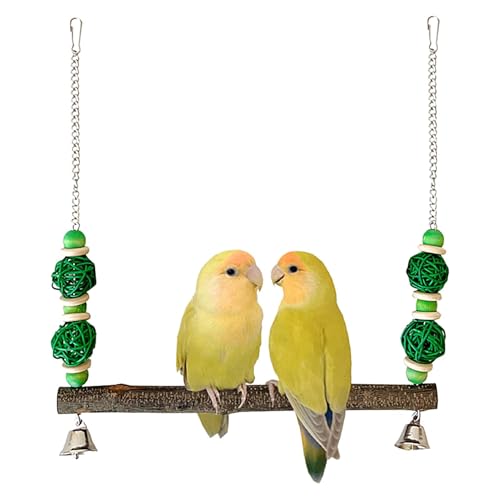 Vriusi Papageienschaukel Spielzeug, Papageienschaukel, langlebige Hängematte für Vögel, Papageienschaukel aus, vielseitige Hängematte für, Spielzeug Vogelschaukel, Vogelschaukel, inkl von Vriusi