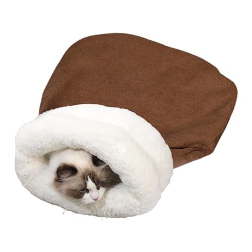 Warm Cat Sleeping Bag | Semi-Enclosed Winter Bed Cave | Soft Pet Sleeping Bag for Cats & Dogs, Cozy Bed for Napping, Resting, Sleeping, Relaxing | Comfortable Pet Cave Bed for Winter Use Warm Cat Sleeping Bag | Semi-Enclosed Winter Bed Cave | Soft Pet Sleeping Bag for Cats & Dogs, Cozy Bed for Napping, Resting, Sleeping, Relaxing | Comfortable Pet Cave Bed for Winter Use von Vriusi