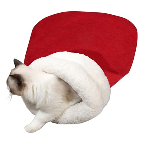 Warm Cat Sleeping Bag | Semi-Enclosed Winter Bed Cave | Soft Pet Sleeping Bag for Cats & Dogs, Cozy Bed for Napping, Resting, Sleeping, Relaxing | Comfortable Pet Cave Bed for Winter Use Warm Cat Sleeping Bag | Semi-Enclosed Winter Bed Cave | Soft Pet Sleeping Bag for Cats & Dogs, Cozy Bed for Napping, Resting, Sleeping, Relaxing | Comfortable Pet Cave Bed for Winter Use von Vriusi