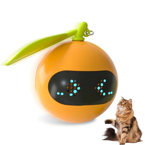 Vtizikl Katzenball-Spielzeug, interaktiver Katzenball für den Innenbereich, automatische Kurvenbewegung und Sensor, interaktives Katzenspielzeug mit automatischer Schlaf- und Touch-Start-Funktion Vtizikl Katzenball-Spielzeug, interaktiver Katzenball für den Innenbereich, automatische Kurvenbewegung und Sensor, interaktives Katzenspielzeug mit automatischer Schlaf- und Touch-Start-Funktion von Vtizikl