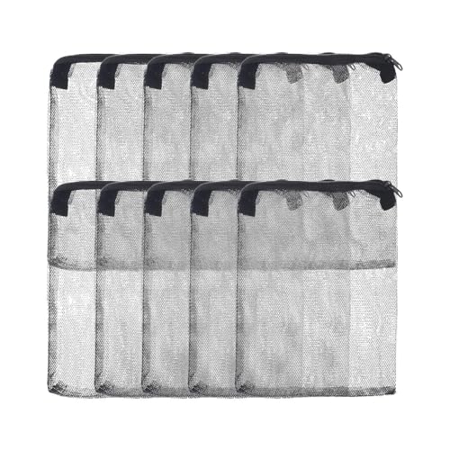 Vuggdt Aquarium-Filtertasche | Wiederverwendbarer Nylon-Filternetz mit Reißverschluss, Netz-Filtertasche für Aquarium, Aquarium, Fischglas Vuggdt Aquarium-Filtertasche | Wiederverwendbarer Nylon-Filternetz mit Reißverschluss, Netz-Filtertasche für Aquarium, Aquarium, Fischglas von Vuggdt
