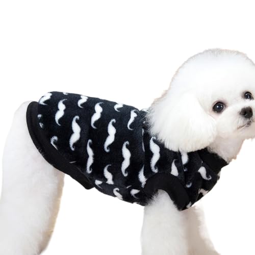 Vuggdt Hunde-Winterjacke, schwarz-weißer Welpenpullover, warme zweibeinige Hundejacke, Haustierkostüme, weicher Fleece-Hunde-Pyjama für Spaziergänge Vuggdt Hunde-Winterjacke, schwarz-weißer Welpenpullover, warme zweibeinige Hundejacke, Haustierkostüme, weicher Fleece-Hunde-Pyjama für Spaziergänge von Vuggdt