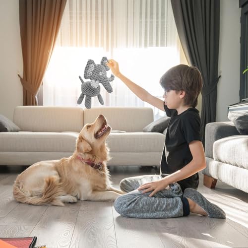 Vuggdt Kauspielzeug für Hunde – Quietschendes Beißspielzeug in Tierform, bissfest, niedliches Plüsch, quietschendes Hundespielzeug, Haustierzubehör zum Kauen, Spielen, Entspannen Vuggdt Kauspielzeug für Hunde – Quietschendes Beißspielzeug in Tierform, bissfest, niedliches Plüsch, quietschendes Hundespielzeug, Haustierzubehör zum Kauen, Spielen, Entspannen von Vuggdt