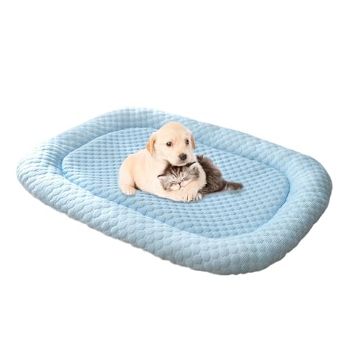 Vuggdt Kühlmatte für Katzen, atmungsaktiv, Sommerunterlage, Hunde-Schlafmatte, Hundekäfig-Matte, Hundebett, Katzennest, Kissen für kleine Hunde und Katzen Vuggdt Kühlmatte für Katzen, atmungsaktiv, Sommerunterlage, Hunde-Schlafmatte, Hundekäfig-Matte, Hundebett, Katzennest, Kissen für kleine Hunde und Katzen von Vuggdt