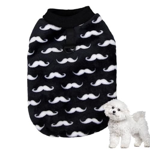 Vuggdt Outfit für kleine Hunde – schwarz-weißer Welpenpullover, warme zweibeinige Hundejacke, Haustierkostüm, weicher Fleece-Hunde-Pyjama für Spaziergänge Vuggdt Outfit für kleine Hunde – schwarz-weißer Welpenpullover, warme zweibeinige Hundejacke, Haustierkostüm, weicher Fleece-Hunde-Pyjama für Spaziergänge von Vuggdt