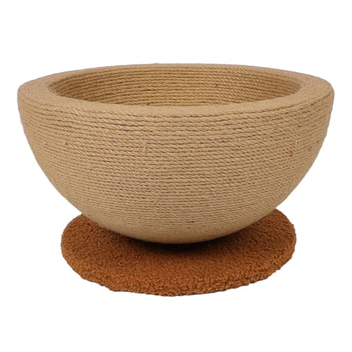 Katzenkratzern, 2 in 1 Runde Sisal Cat Scratcher Matte Kratzer Kratzplatte Multifunktion Cat Scratch Bowl Zum Schleifen von Klauenkatze Kratzmatte für Innenkatzen (Ausgeglichener Katzenkratzern, 2 in 1 Runde Sisal Cat Scratcher Matte Kratzer Kratzplatte Multifunktion Cat Scratch Bowl Zum Schleifen von Klauenkatze Kratzmatte für Innenkatzen (Ausgeglichener von Vvikizy