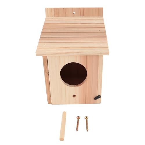 Vogelhaus, Multifunktionales Bastelgarten-dekoratives Vogelhaus aus Holz für den Außenbereich, Spionage-Vogelhaus mit Standstange für den Außenbereich, Außengarten Vogelhaus, Multifunktionales Bastelgarten-dekoratives Vogelhaus aus Holz für den Außenbereich, Spionage-Vogelhaus mit Standstange für den Außenbereich, Außengarten von Vvikizy