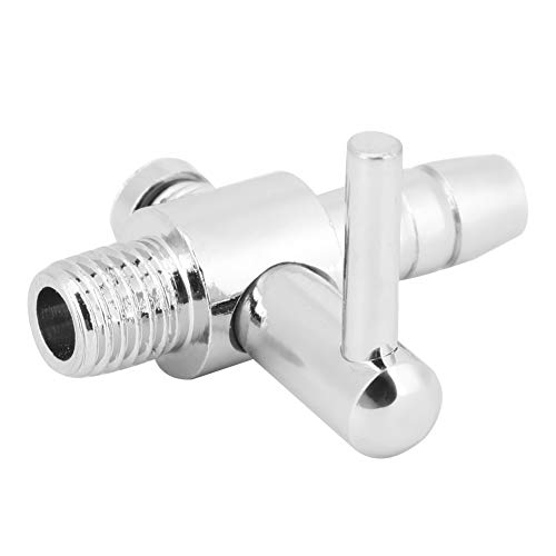 Vvikizy 5-teiliges Edelstahl-Luftpumpen-Steuerventil, Fischglas-Luftpumpen-Regelventil, Aquarium-Sauerstoffpumpenventil mit Einzelkopf-Gewinde für Fischglas-Aquarium von Vvikizy
