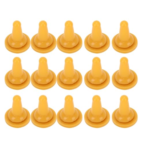 Vvikizy Babyflaschen-Nippel, Babyflaschen-Nippel, Welpen-Flasche, 15 Stück, Haustier-Katzen-Hund-Silikon-Sicherheits-Soft-Krankenschwester-Futterflaschen-Nippel-Zubehör von Vvikizy