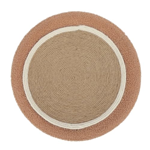 Vvikizy Katzenkratzmatte, Ergonomische Runde Katzenkratzmatte, rutschfeste Katzenkratzbretter, Katzenkratzbett für Hauskatzen, Katzenkratzmatte (#2) von Vvikizy