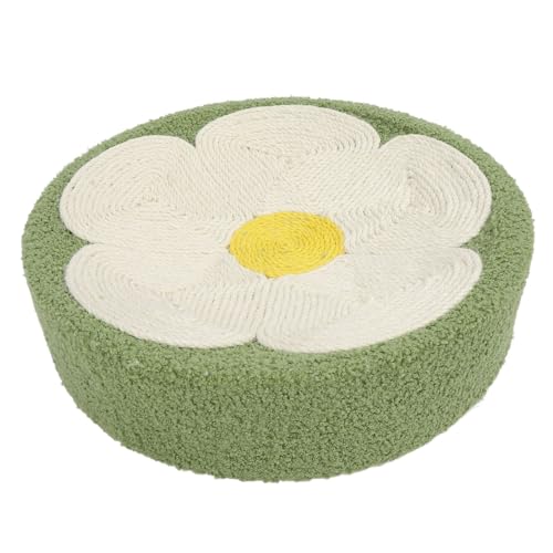 Vvikizy Katzenkratzmatte, Ergonomische Runde Katzenkratzmatte, rutschfeste Katzenkratzbretter, Katzenkratzbett für Hauskatzen, Katzenkratzmatte (Blumenform) von Vvikizy