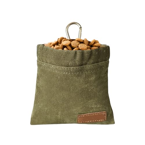 Vxcbad Stück Hundetraining-Snack-Paket - Leckerlibeutel für Hunde, Gassi Tasche, Snackbeutel für Hunde, Klein, Hunter, Tragbare Training-Tasche für Hundetraining im Freien (Grün) von Vxcbad