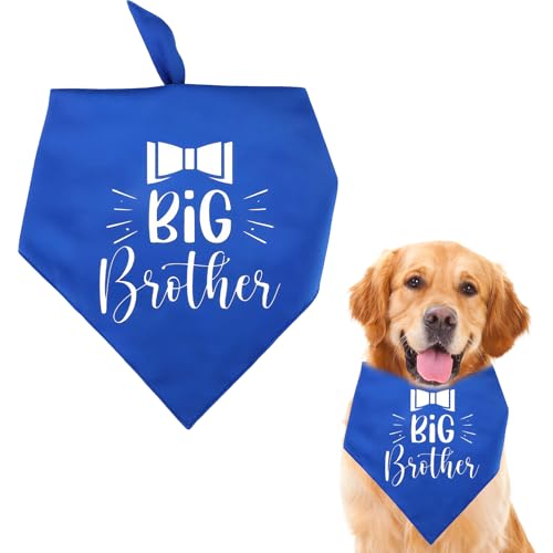 Hundehalstuch für mittelgroße und große Hunde, verstellbar, 70 x 34 cm, Blau Hundehalstuch für mittelgroße und große Hunde, verstellbar, 70 x 34 cm, Blau von Vxcvzv