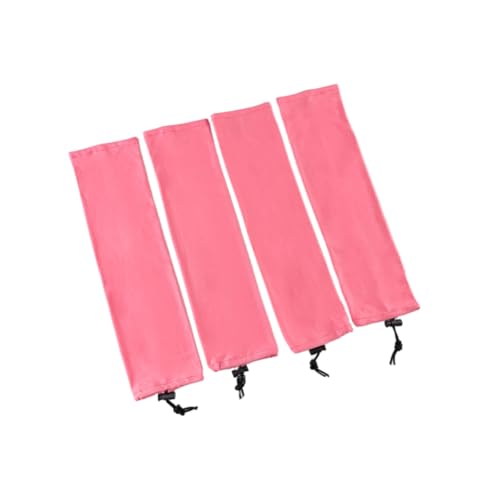 Vyloky 4 Stück Fliegengamaschen für Pferde Atmungsaktive Fliegenstiefel Elastische Schutzgamaschen Gegen Mücken Gelenkschutz Reitsportzubehör Pferdeausrüstung (Rosa) von Vyloky