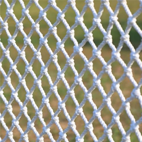Vyloky Baustellen-Sicherheitsnetz | Höhenschutznetz | Balkon-Katzenschutznetz | Vielseitiges Schutznetz für Tourismusgebiete/Gewächshäuser (MaWe 100mm | Seil-Ø 8mm,4m*10m) von Vyloky