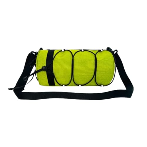 Vyloky Fahrradlenker-Tasche | wasserdichte, vorne anzubringende Fahrradtasche mit Schultergurt, für Mountainbikes, Radfahren, Reisen (Camouflage-Rot) (Grün) von Vyloky