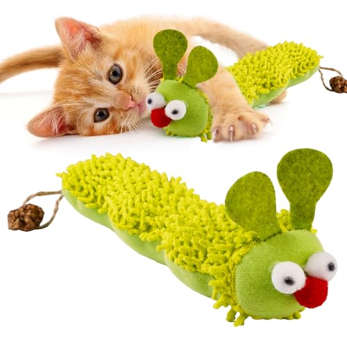 Katzenspielzeug Katzenminze-Spielzeug Katzenkissen, Katzenminze Kissen Raupenform Katzenspielzeug, Katzenspielzeugs Selbstbeschäftigung, Interaktives Spiel katzenminze Kissen, für Katzen Zahnpflege Katzenspielzeug Katzenminze-Spielzeug Katzenkissen, Katzenminze Kissen Raupenform Katzenspielzeug, Katzenspielzeugs Selbstbeschäftigung, Interaktives Spiel katzenminze Kissen, für Katzen Zahnpflege von Vylro