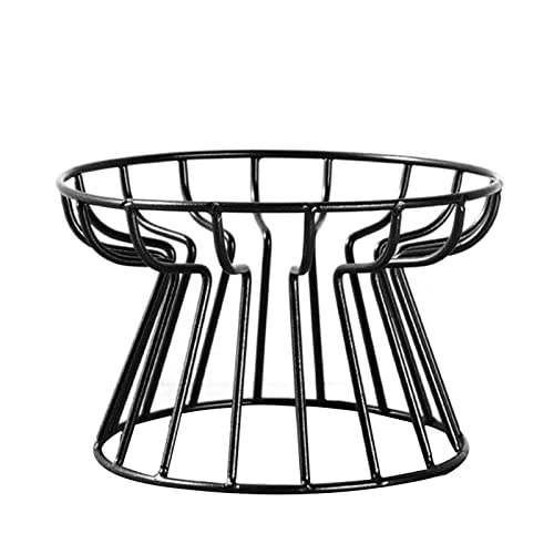 Erhöhter Futternapfhalter für flache Schale, Metallständer, schützt den Halswirbelschutz Erhöhter Futternapfhalter für flache Schale, Metallständer, schützt den Halswirbelschutz von Vynetra