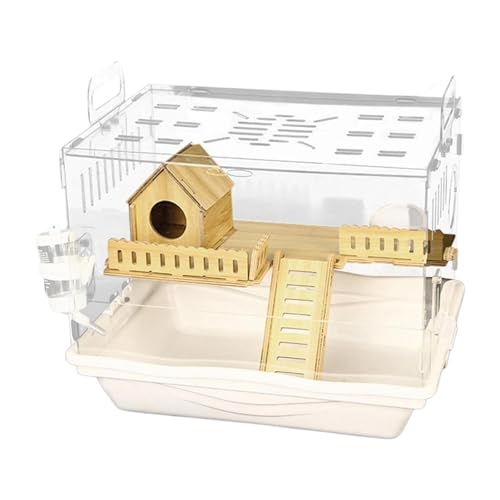Haustier-Hamsterkäfig für Kleintiere, transparent, Wasserspender, Spielzeug, Kaninchen, Plattform mit Wasserflasche, Nager, Spielzeug, Käfighalterung Haustier-Hamsterkäfig für Kleintiere, transparent, Wasserspender, Spielzeug, Kaninchen, Plattform mit Wasserflasche, Nager, Spielzeug, Käfighalterung von Vynetra