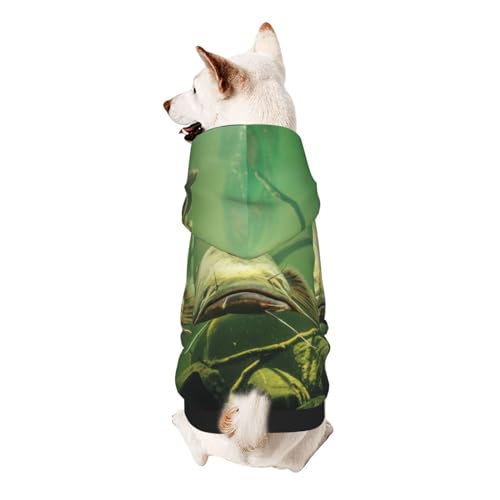 Vyonne Unterwasser-Kapuzen-Sweatshirt mit Wels-Motiv, bezauberndes kleines Haustier-Outfit, modisches und gemütliches Kapuzen-Sweatshirt für Ihr geliebtes Haustier Vyonne Unterwasser-Kapuzen-Sweatshirt mit Wels-Motiv, bezauberndes kleines Haustier-Outfit, modisches und gemütliches Kapuzen-Sweatshirt für Ihr geliebtes Haustier von VYONNE