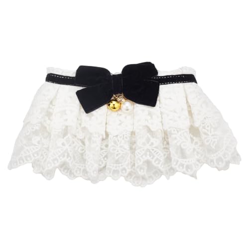 WADORN Lätzchenhalsband Für Haustiere Verstellbarer Riemen Vintage Schnürsenkel Schleife Lätzchenhalsband Süße Weiße Spitze Hunde Und Katzen Lätzchen Schal Halsband Haustier Bandana Kostüm Für Katzen WADORN Lätzchenhalsband Für Haustiere Verstellbarer Riemen Vintage Schnürsenkel Schleife Lätzchenhalsband Süße Weiße Spitze Hunde Und Katzen Lätzchen Schal Halsband Haustier Bandana Kostüm Für Katzen von WADORN