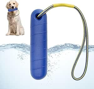 WADY Hundespielzeug, Wasserspielzeug Hund, 22 cm Wasserspielzeug für Hund Hundetraining mit Nylon Rope Trainieren Wasser Interaktives Hundespielzeug, Schwimm Spielzeug für Hunde (Blau) von WADY