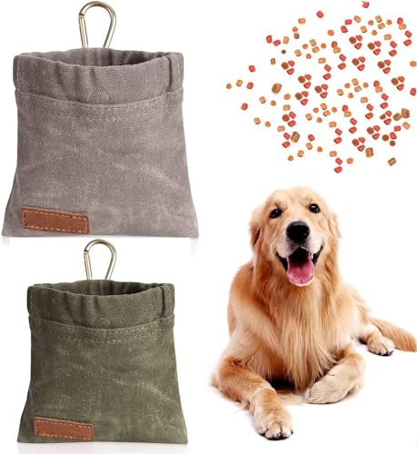 WADY Leckerlibeutel für Hunde, Freihändige Hundeleckerlitasche mit Automatischem Verschluss, Kleine Futterbeutel für das Hundetraining mit Karabiner, Praktisch, Beutel, Backform WADY Leckerlibeutel für Hunde, Freihändige Hundeleckerlitasche mit Automatischem Verschluss, Kleine Futterbeutel für das Hundetraining mit Karabiner, Praktisch, Beutel, Backform von WADY