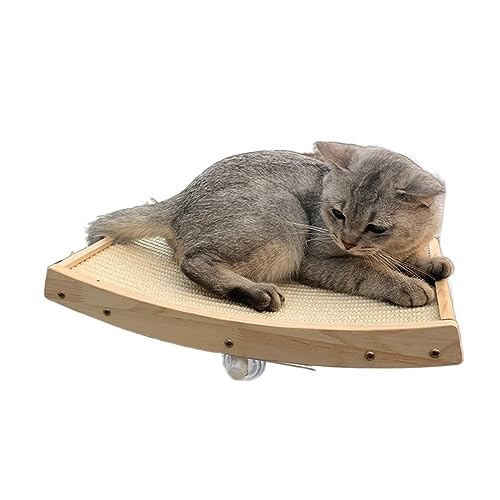 Katze Hängematte Bett Liege Saugnäpfe Montieren Fenster Warme Bett Ruhe Haus Haustier Regal Liefert Abnehmbare Katze Scratcher Haustier Produkt KatzenhäNgematte(G) von WAFOHSR