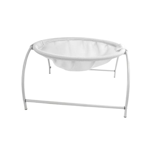 Katzen- Und Hundebett, Haustier-Hängematte, Katzen-Stehbett, Heimtierbedarf, Vollständig Waschbar, Stabile Struktur, Abnehmbar, Hervorragende Atmungsaktivität KatzenhäNgematte(White) von WAFOHSR