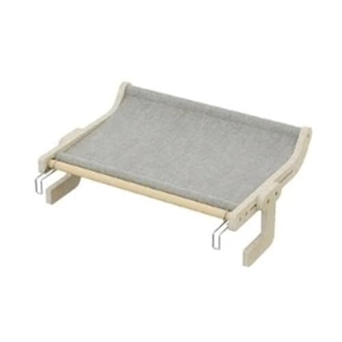 WAFOHSR Einlagige Hängematte for Katzen, Platzsparendes Katzen-Haustierbedarf, Bequemes Bett KatzenhäNgematte(for Pure Gray) von WAFOHSR