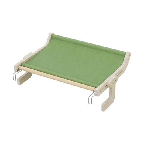 WAFOHSR Einlagige Hängematte for Katzen, Platzsparendes Katzen-Haustierbedarf, Bequemes Bett KatzenhäNgematte(for Pure Green) von WAFOHSR