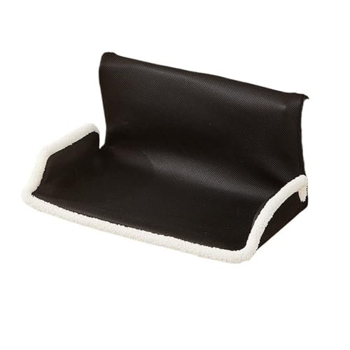 WAFOHSR Hängendes Katzenbett, Abnehmbare Katzenhängematte, Kätzchennest, Winterfensterseite, Langlebige Haustierbetten, Katzenzubehör KatzenhäNgematte(Black-m) von WAFOHSR