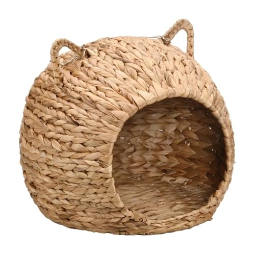 WAFOHSR Handgewebtes Katzen-Hängemattenbett, Kleines Katzenhaus, Schaukelbett for Kleine Mittelgroße Katzen, Haustier-Katzenhaus, Tierheim-Zubehör KatzenhäNgematte von WAFOHSR