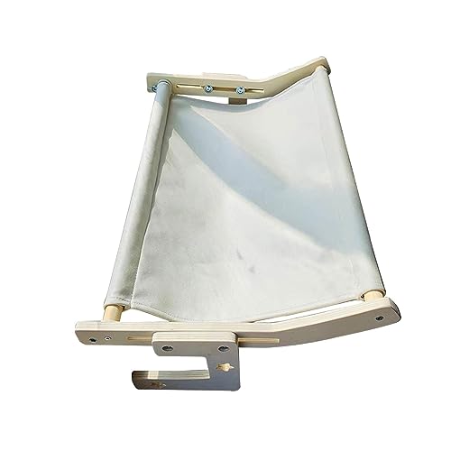 WAFOHSR Katzenfenster-Sitzstange, Katzenfenster-Hängematte, Fenstersitz, Katzenregal for Hauskatzen KatzenhäNgematte(L Gray 50x40x20cm) von WAFOHSR