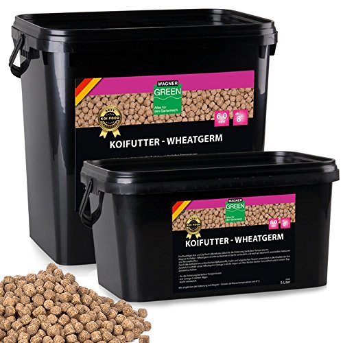 Wagner Koifutter Wheatgerm 6 mm (5 Liter) von WAGNER GREEN Alles für den Gartenteich