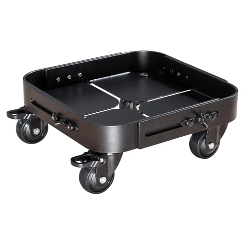 WAGNER Pflanzenroller Sun City Exclusive 25-30 x 10,5 cm I Nutzfläche, stufenlos ausziehbar I Blumenroller für Außenbereich + Innenbereich, Kübelroller Stahl, Tragkraft 200 kg - 20082101 von WAGNER