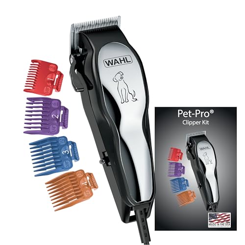 Wahl Pet Hund Pro Haarschneide Pflege Clipper Kit, mit Superior Fell Fütterung Klingen, professionelle Typ Fellpflege bei Home # 9281–210 von Wahl